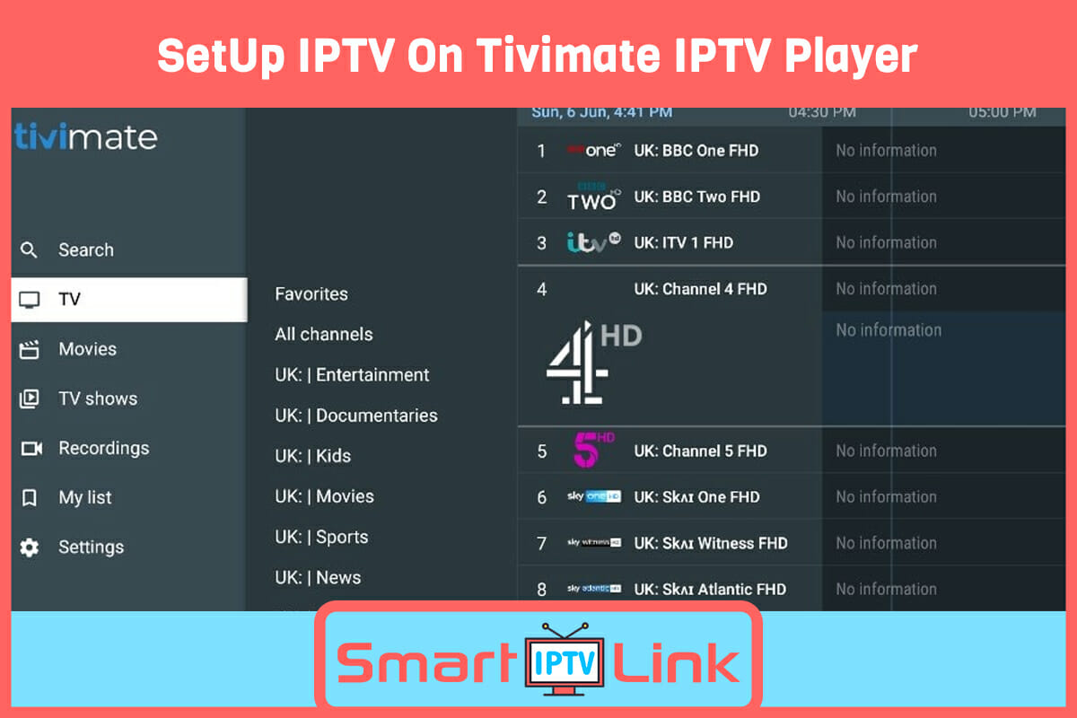 SetUp IPTV On Tivimate IPTV Player